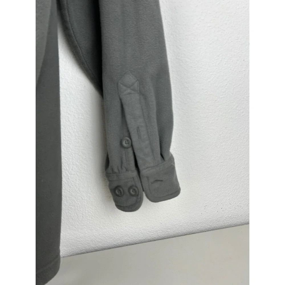 RedHead Gray Fleece Shacket Mens XL‎ Shirt Jacket Long Sleeve Button Up Pocket